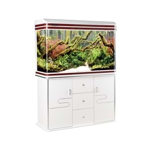 Sobo Mobilyalı Akvaryum 100 x 38 x 67,5 cm Beyaz