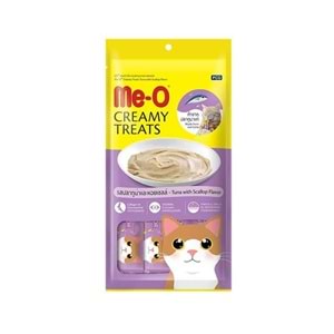 Meo Kremalı Ton Ve Deniz Tarağı Krema Kedi Ödülü 4x15 Gr