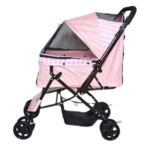 Zampa Nova Kedi & Köpek Arabası Pembe, 52x76.5x95cm