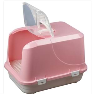 Çınar Plastik Kapalı Kedi Tuvaleti Orta Xl Boy