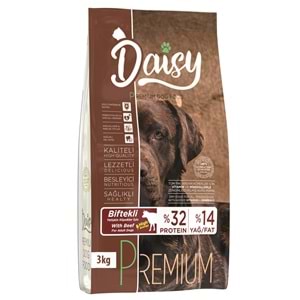 Daısy Adult Dog Premıum 32/14 Beef 3 Kg