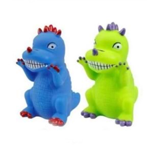 Pet Ing Yeşil Dinazor Sesli Köpek Oyuncağı 9.5x7.5x13CM