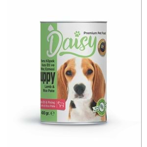 Daisy Tahılsız Pate Kuzu Etli Pirinçli Yavru Köpek Konserve 400 gr