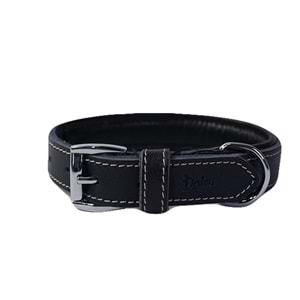 Daisy Klasik Deri Köpek Tasması XS-2cm Lacivert