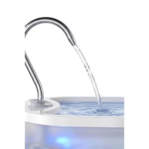 Zampa Oval Pet Otomatik Su Pınarı - Beyaz