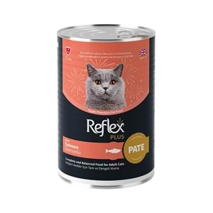 Reflex Plus Pate İçinde Et Parçacıklı Somonlu Yetişkin Kedi Maması 395 G