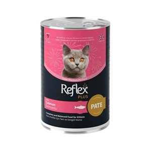 Reflex Plus Pate İçinde Et Parçacıklı Somonlu Yavru Kedi Maması 395 G