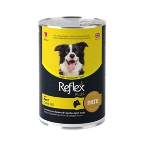 Reflex Plus Pate İçinde Et Parçacıklı Dana Etli Yetişkin Köpek Maması 395 G