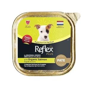 Reflex Plus Pate Organik Somonlu Mini Ve Küçük Irklar İçin Yavru Köpek Maması 85 G