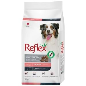 Reflex Duo Proteinli Somonlu ve Kuzu Etli Orta ve Büyük ırk Yetişkin Köpek Maması 10 kg