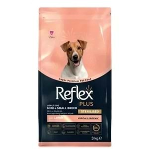Reflex Plus Kuzu Etli Mini ve Küçük Irk Kısırlaştırılmış Köpek Maması 3kg