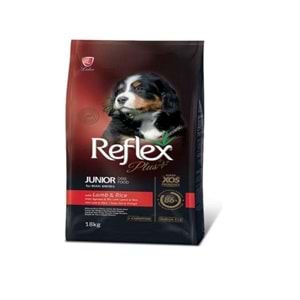 Reflex Plus Kuzu Etli Büyük Irk Yavru Köpek Maması 18kg