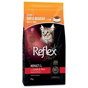 Reflex Plus Kuzulu Yetişkin Kedi Maması 1,5kg+500gr