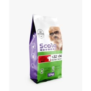 Scala Adult Dog High Energy 32/14 Beef 15 Kg.