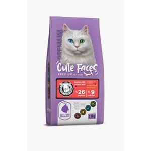 Cute Faces Kuzulu Kedi Maması 1 kg