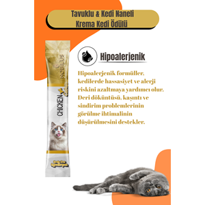 Nobılus Tavuk Ve Kedi Naneli Kedi Krema Ödülü 5X15G