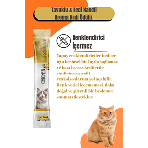 Nobılus Tavuk Ve Kedi Naneli Kedi Krema Ödülü 5X15G