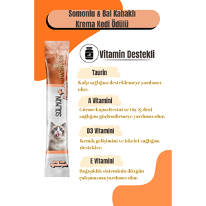 Nobılus Somon Ve Balkabaklı Kedi Krema Ödülü 5X15G