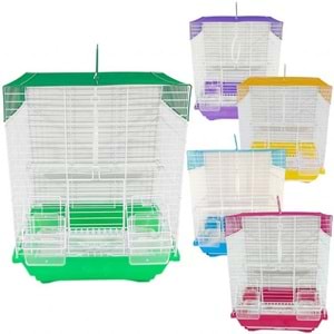 UB300R-Düz Çatılı Kafes Renkli 33*45*25,5 cm