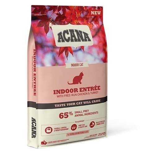 Acana Indoor Entree Hairball Control Tavuklu ve Hindili Kısırlaştırılmış Kedi Maması 4,5kg