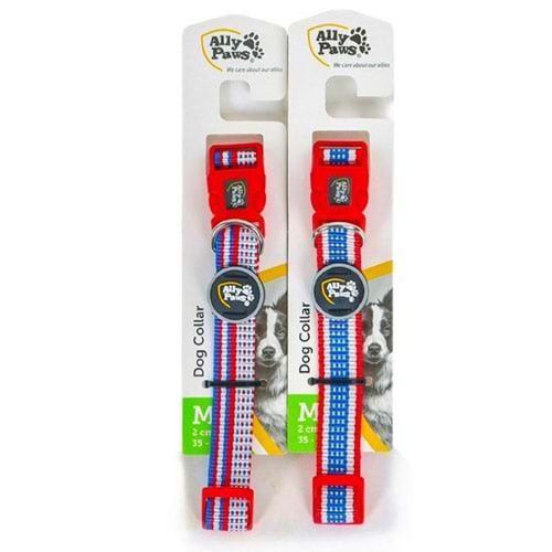 ALLY PAWS DOG COLLAR MEDIUM 2CMX35-50CM