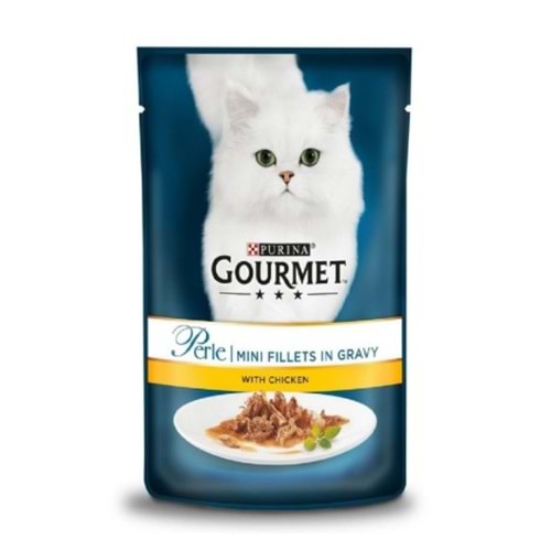 Gourmet Perle Izgara Tavuk Etli Pouch Kedi Maması 85 Gr