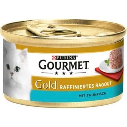 Gourmet Gold Savoury Cake Ton Balıklı Kedi Konservesi 85 Gr
