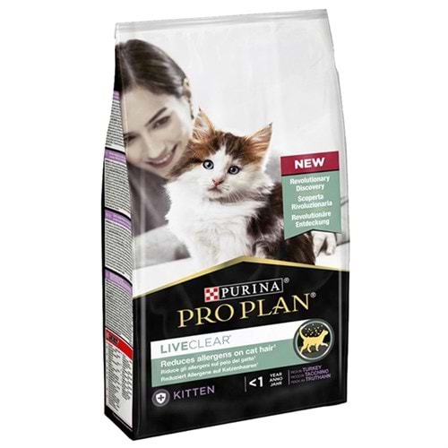 Pro Plan LiveClear Hindili Alerjen Azaltan Yavru Kedi Maması 1,4kg