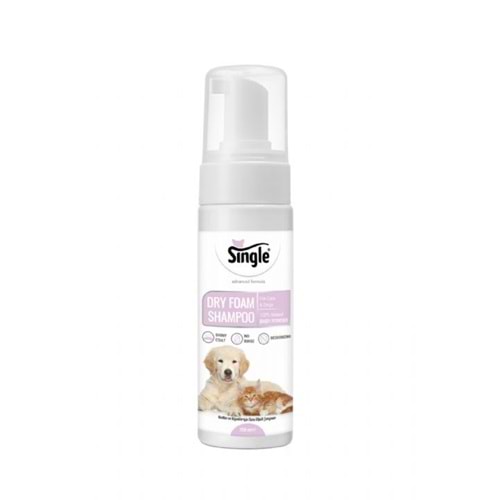 Single Kuru Köpük Şampuan Baby Powder 200Ml