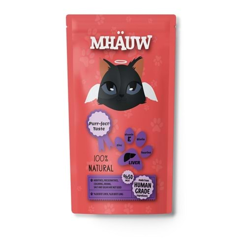 Mhauw Ciğerli Kedi Maması 80G