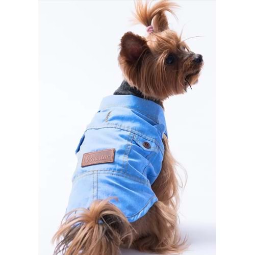 Pawstar Açık Mavi Denim Look Gömlek