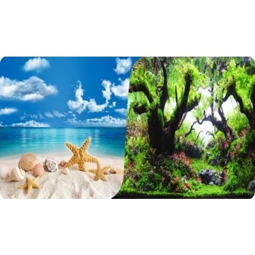 PLASTİK POSTER DENİZ BİTKİ 60cm-15mt