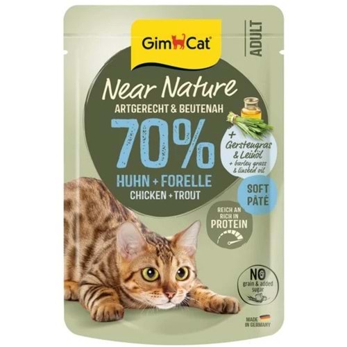 Gimcat Near Nature Tavuklu&Alabalıklı 85 Gr