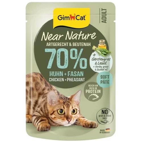 Gimcat Near Nature Tavuklu&Sülün Etli 85 Gr