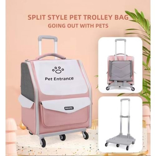 Moor Pet Taşıma Çantası Çekçek 40*30*43+36*30*97