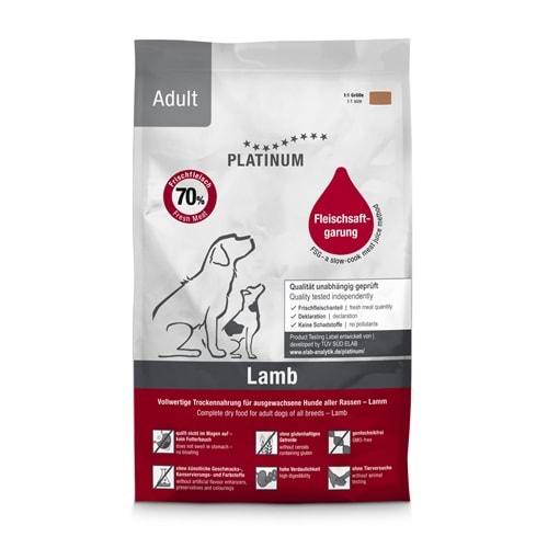Platinum Kuzulu Yetişkin Köpek Maması 5kg
