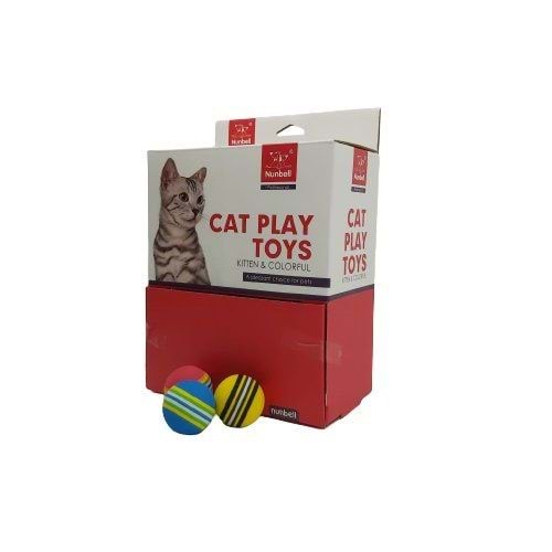Nunbell Kedi Oyun.Sünger Top 60lı