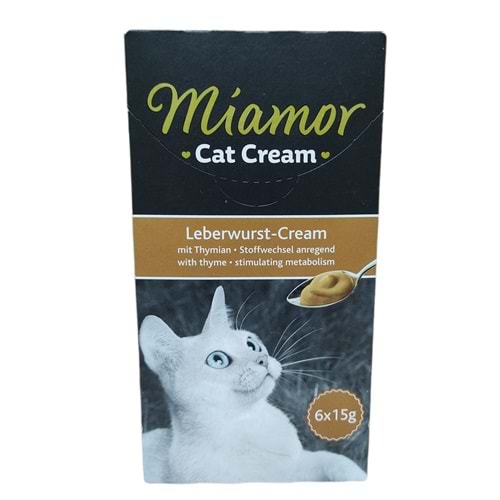 Miamor Cream Ciğerli Kedi Ödülü 6x11x15 gr