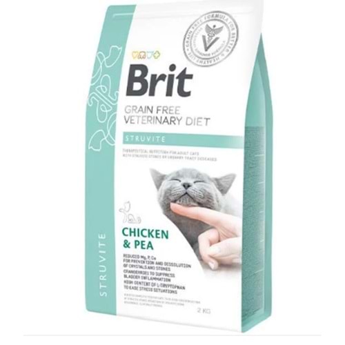 Brit Veterinary Diet Struvite Tavuklu Tahılsız Kedi Maması 2 kg