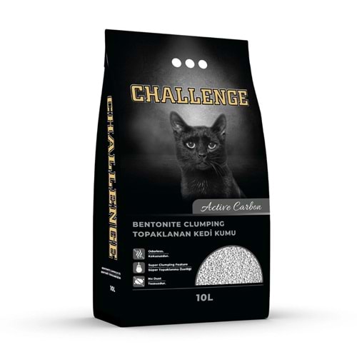 Challenge Kedi Kumu Aktif Karbonlu Bentonit 10 Lt