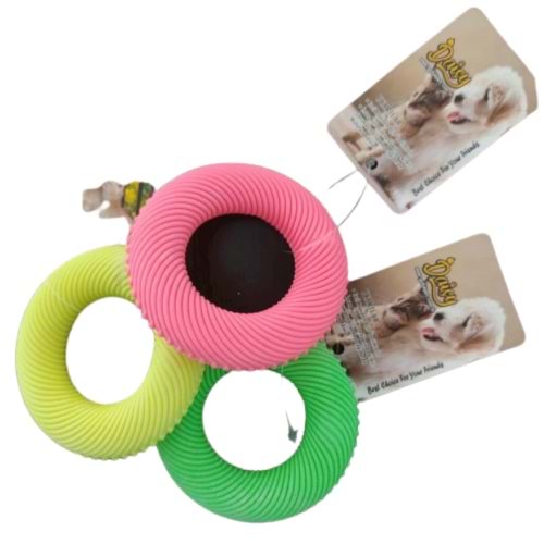 Plastik Simit Köpek Oyuncağı