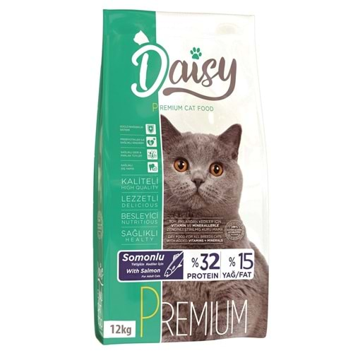 Daisy Premium Salmon 32/15 Kedi Maması 12 Kg