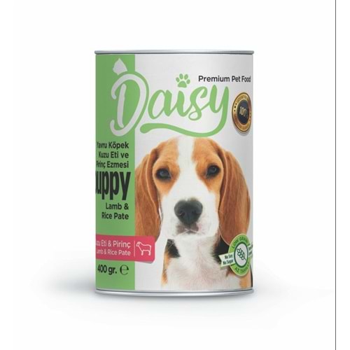 Daisy Tahılsız Pate Kuzu Etli Pirinçli Yavru Köpek Konserve 400 gr