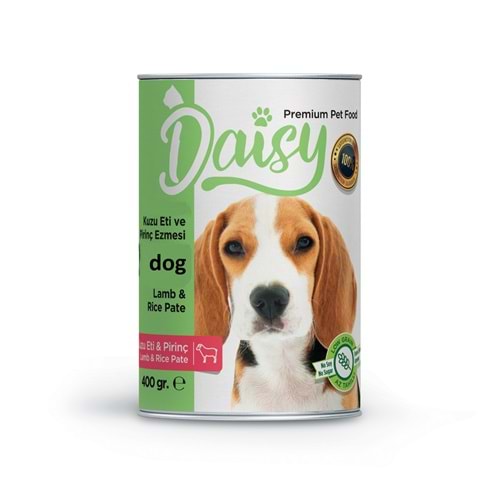 Daisy Tahılsız Pate Kuzu Etli Pirinçli Köpek Konserve 400 gr