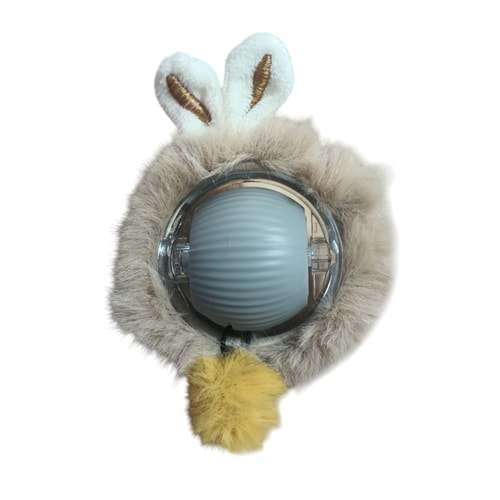 Peluş Tüylü USB Şarjlı Hareketli Top