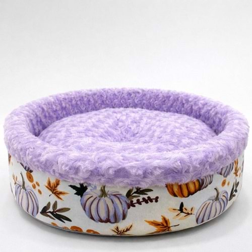 Speciel Peluş Simit Yatak Lila 50X50X15Cm