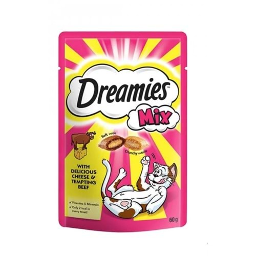 Dreamies Mix Sığırlı&Peynirli Kedi Ödül Maması 60 gr