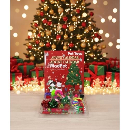 Yılbaşı Konspeti 24 Parça Advent Calendar Oyuncak Seti 612