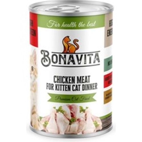 Bonavita Tavuklu Yavru Kedi Konservesi 400 gr