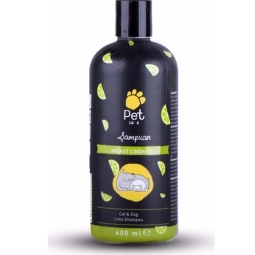 Mki Pet Love Misket Limon Kokulu Kedi Köpek Şampuanı 400 Ml